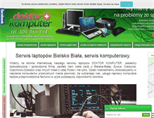 Tablet Screenshot of doktor-komputer.pl